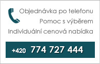 Objednávka po telefonu +420 774 300 057